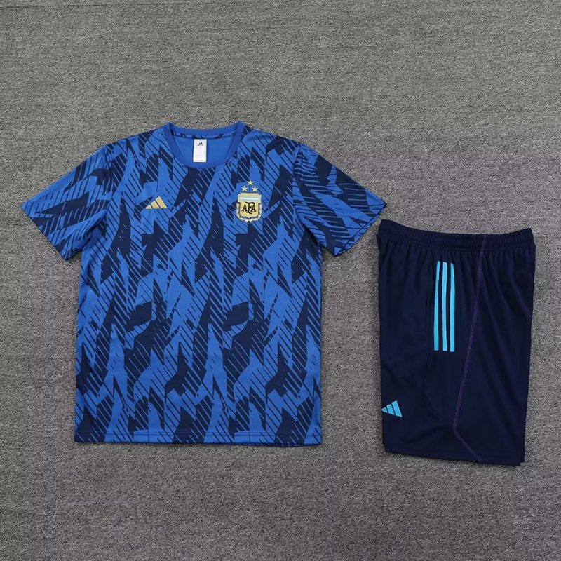 Bộ Quần Áo Bóng Đá Ngắn Tay Đội Argentina Mùa Giải 2023-24 size S-2XL