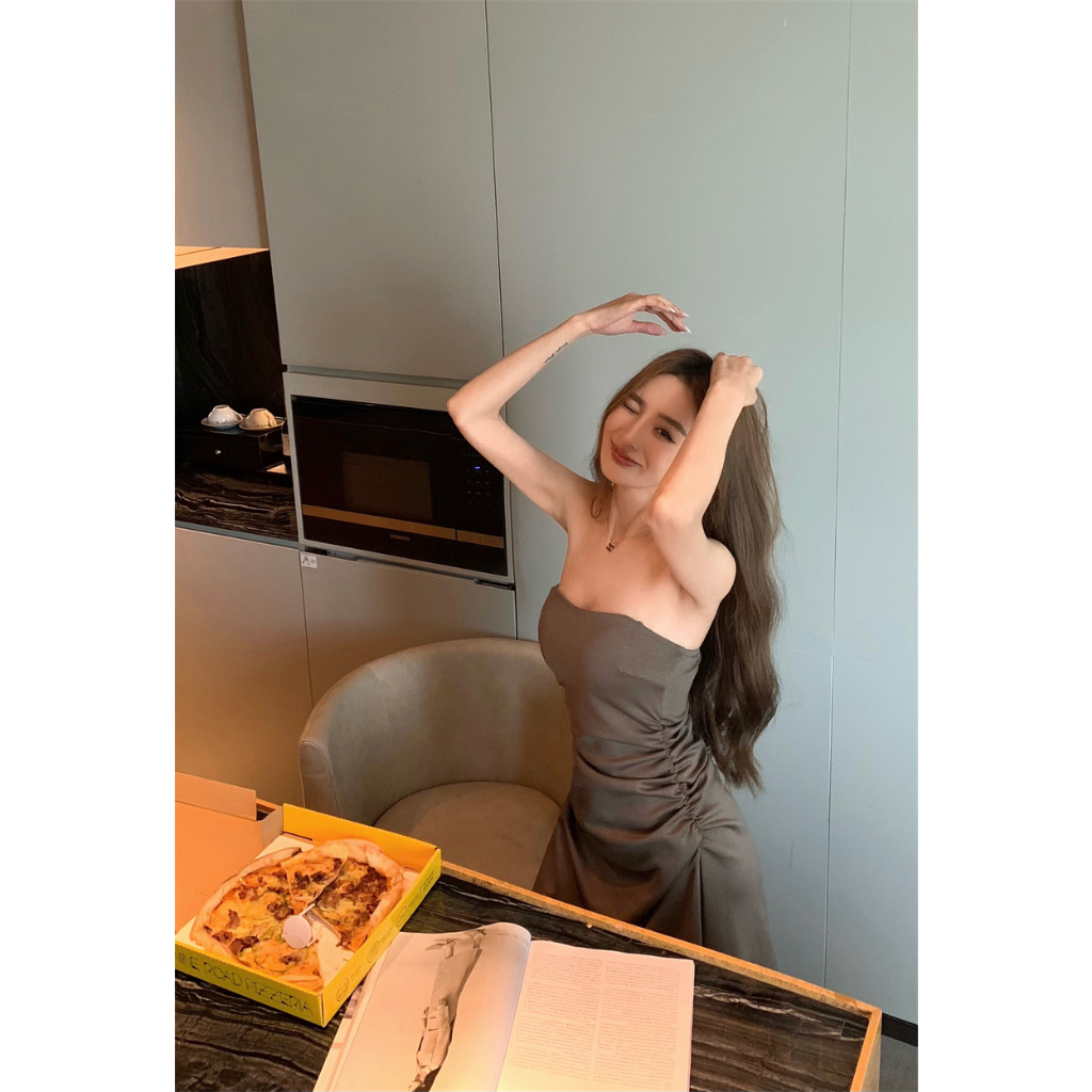 Cocory vn Đầm Thời Trang Mùa Hè Phong Cách Retro Quyến Rũ Cho Nữ