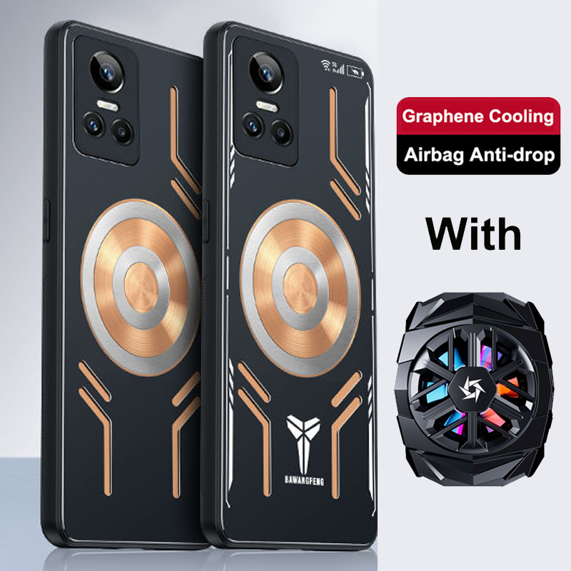 Ốp Điện Thoại Tản Nhiệt Bằng Hợp Kim Nhôm Đồng Cho Realme GT Neo 3 GT Neo 2 2t GT2 Realme GT Neo Flash 5G Realme GT / GT Neo 2 2t 3