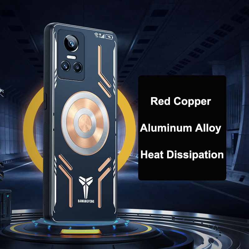 Ốp Điện Thoại Nhôm Đồng Tản Nhiệt Cho OPPO Realme GT Neo 2 Case GT Neo 2T 5G Realme GT Neo3 Neo Realme GT2 GT 2