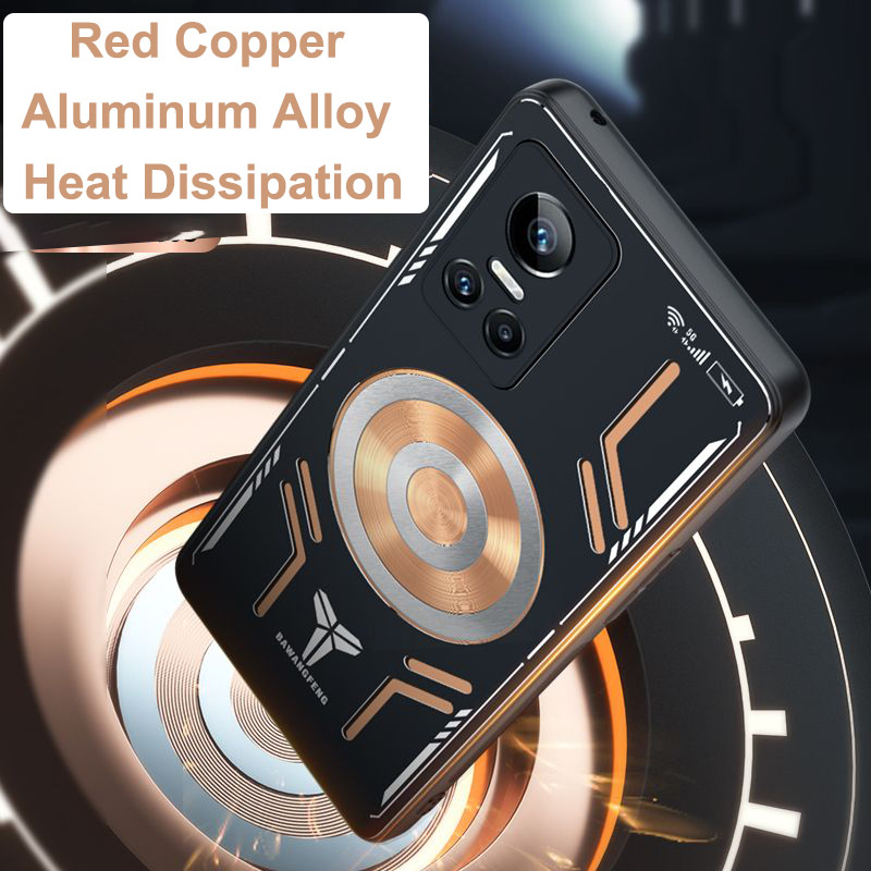 Ốp Điện Thoại Nhôm Đồng Tản Nhiệt Cho OPPO Realme GT Neo 2 Case GT Neo 2T 5G Realme GT Neo3 Neo Realme GT2 GT 2