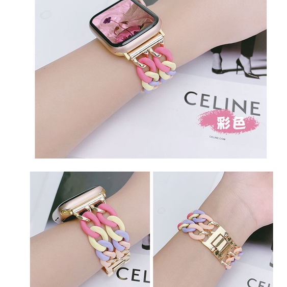Dây Đeo Màu Kẹo Cho Đồng Hồ Thông Minh iwatch 45 / 44 / 42 / 41 / 40 / 38mm 8 / 7 / 6 / SE / 5 / 4