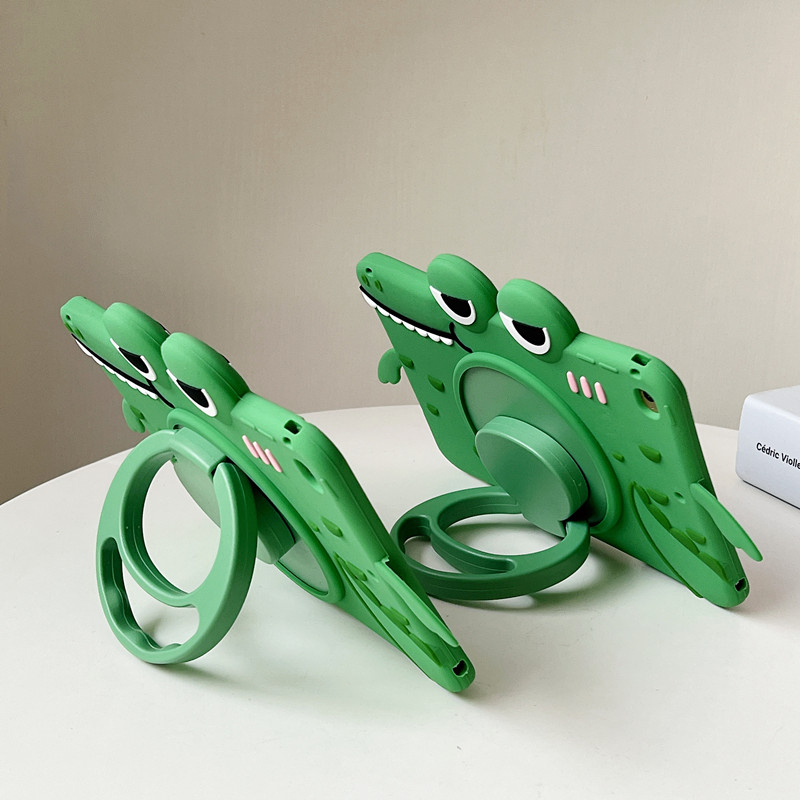 For Samsung Galaxy Tab A8 SM-X200 S6 A7 Lite T220 T290 T510 T500 P610 Cute Pattern Kids Cartoon Silicone Soft Case With Stand Shockproof Tablet Cover