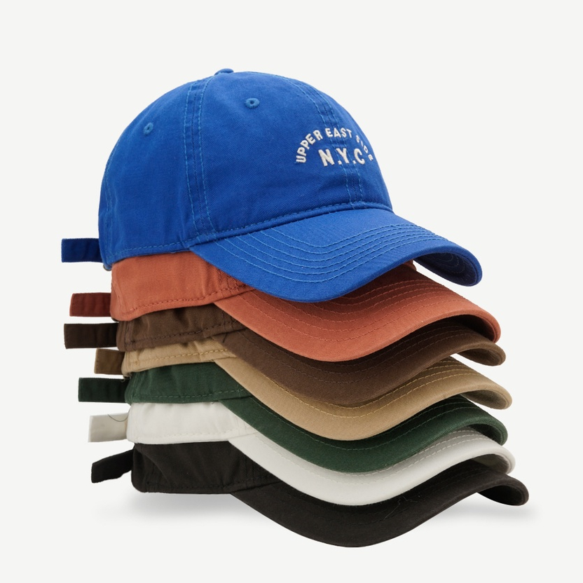 Mũ Lưỡi Trai Thêu Chữ NYC Phong Cách Hàn Quốc Chất Lượng Cao