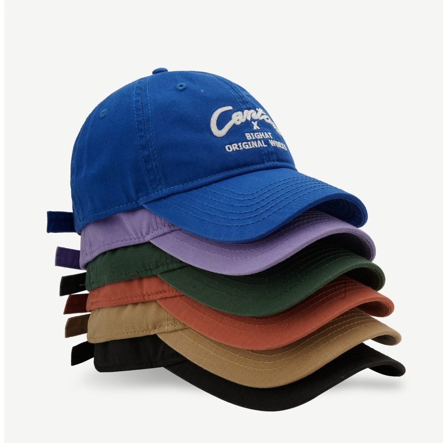 Mũ Lưỡi Trai Thêu Chữ Phong Cách Đường Phố Hàn Quốc Thời Trang