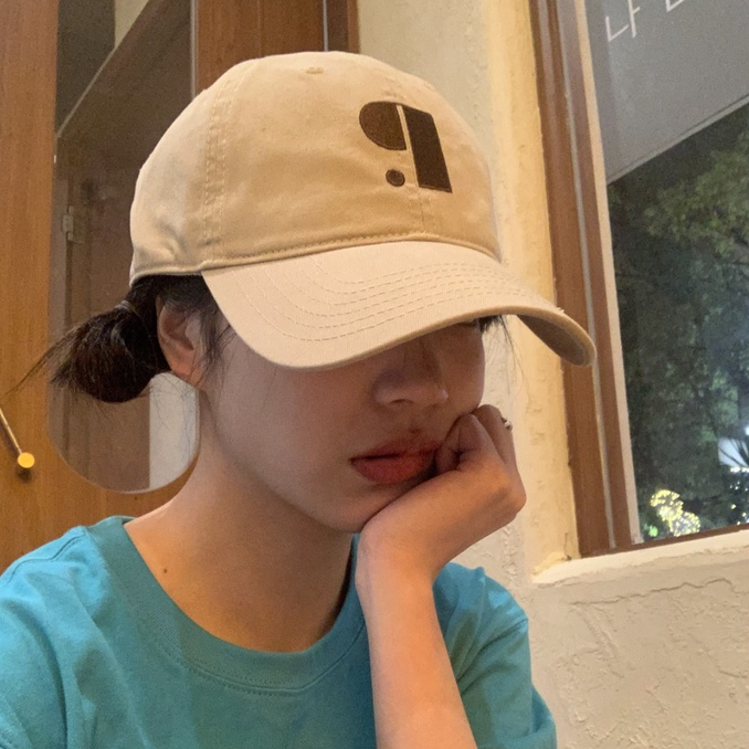 Mũ Lưỡi Trai Thêu Chữ P Phong Cách Hàn Quốc Thời Trang Mùa Hè Cho Cặp Đôi