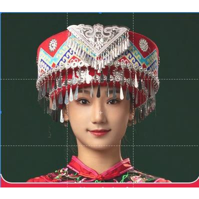 【YNM3+ 】 Phụ Kiện Cài Tóc Múa Dân Tộc Miao Xiangxi Tu Tối Giản Cho Gia Đình Yao