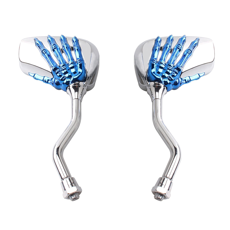 Gương Chiếu Hậu Họa Tiết Đầu Lâu Độc Đáo Cho Xe Mô Tô