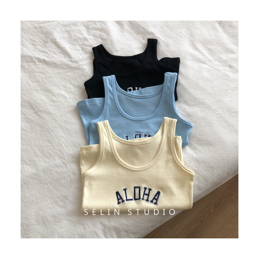 Áo Thun Thể Thao Sát Nách Thiết Kế Mới Thời Trang Mùa Hè Theo Phong Cách Hàn Quốc Cho Nữ