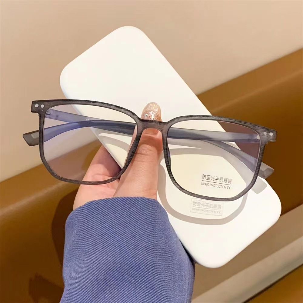 Mắt Kính Gọng Gỗ Chống Bức Xạ Phong Cách Vintage Thời Trang Cho Nam Nữ