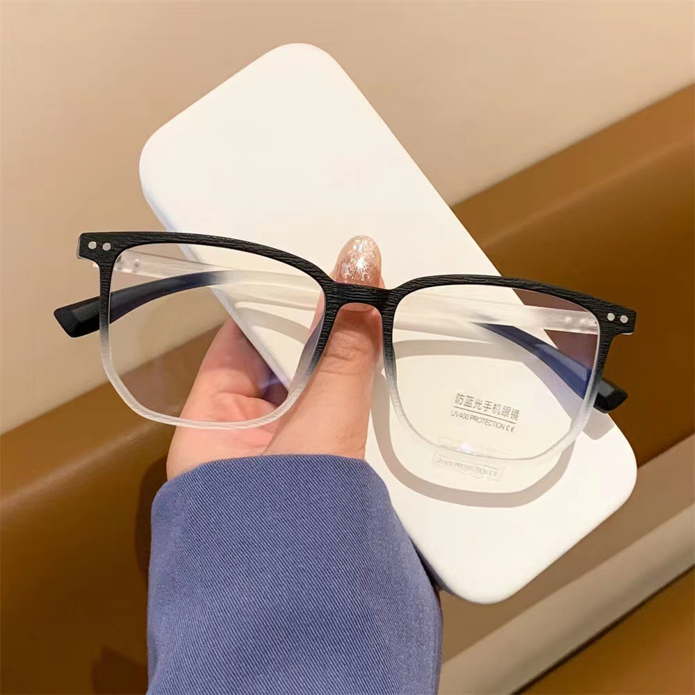 Mắt Kính Gọng Gỗ Chống Bức Xạ Phong Cách Vintage Thời Trang Cho Nam Nữ