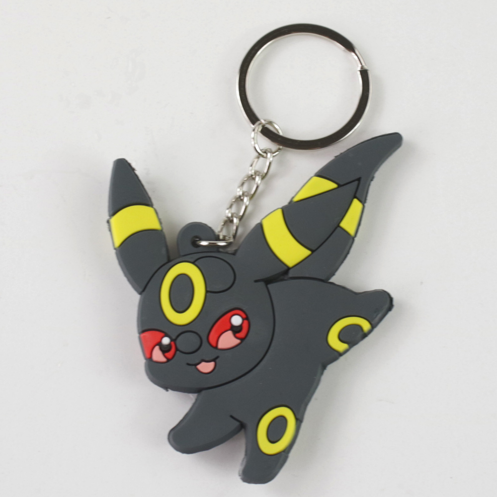 Móc Khóa Cao Su Mềm Hình Pokemon Snorlax Pikachu Psyduck Eevee Charizard 25 Kiểu