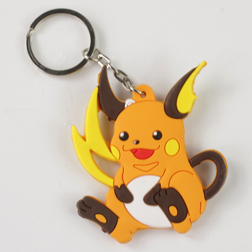 Móc Khóa Cao Su Mềm Hình Pokemon Snorlax Pikachu Psyduck Eevee Charizard 25 Kiểu