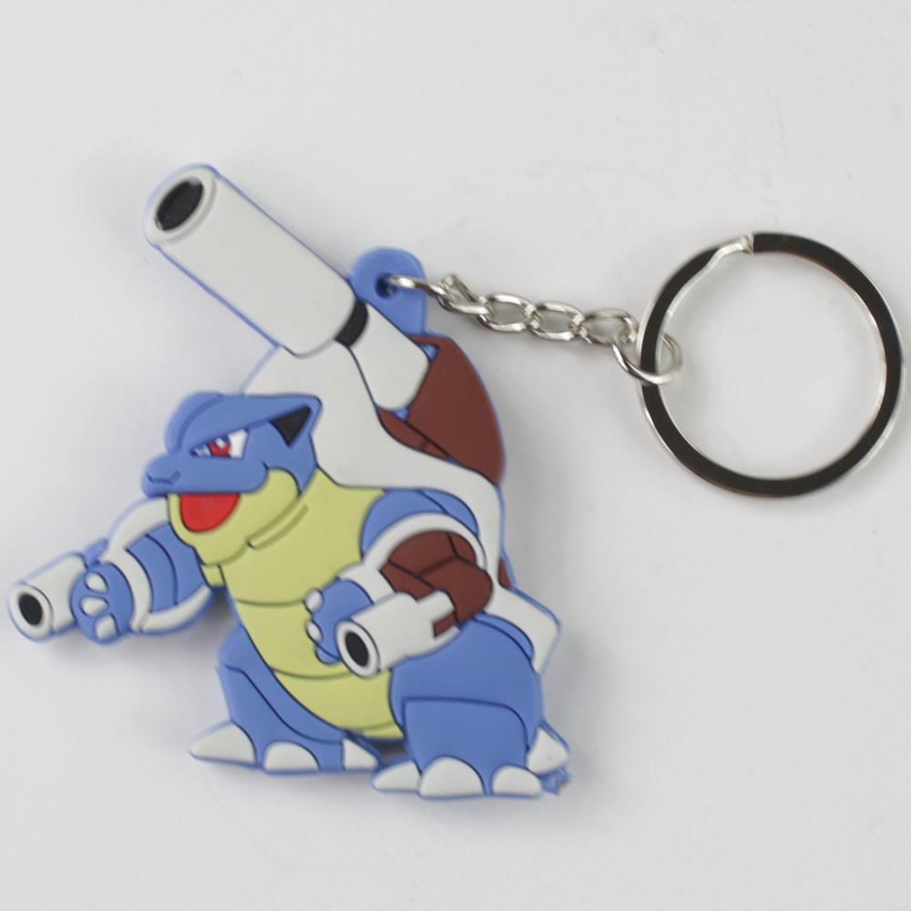 Móc Khóa Cao Su Mềm Hình Pokemon Snorlax Pikachu Psyduck Eevee Charizard 25 Kiểu