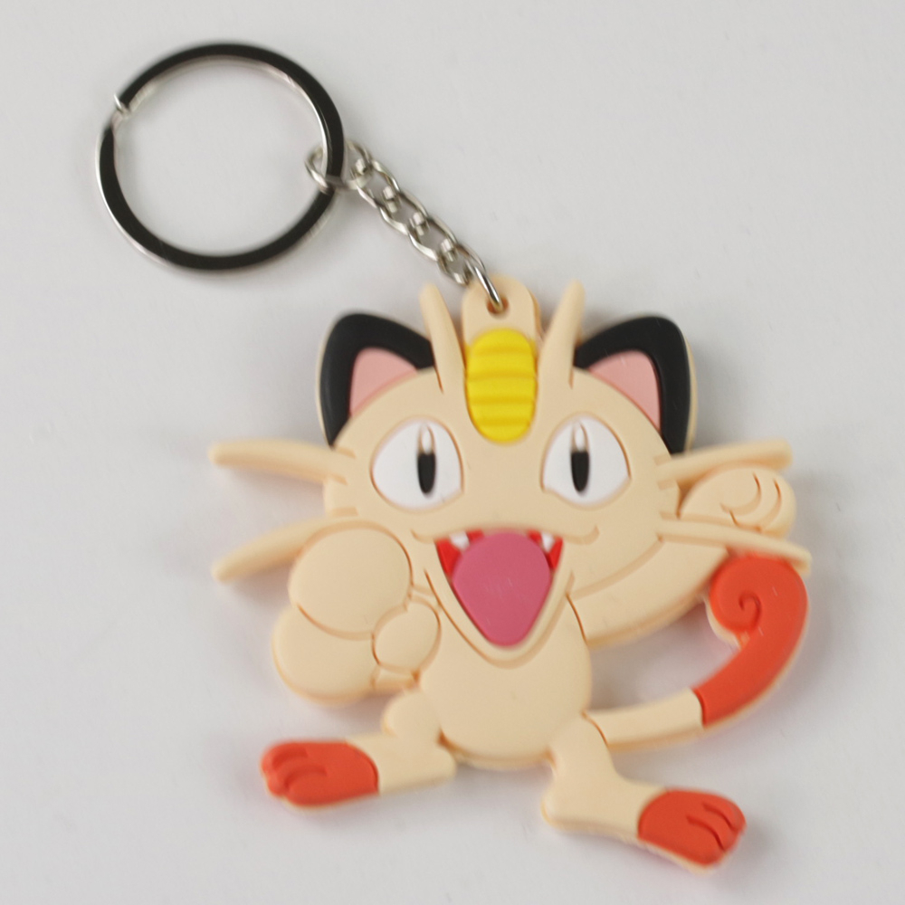Móc Khóa Cao Su Mềm Hình Pokemon Snorlax Pikachu Psyduck Eevee Charizard 25 Kiểu