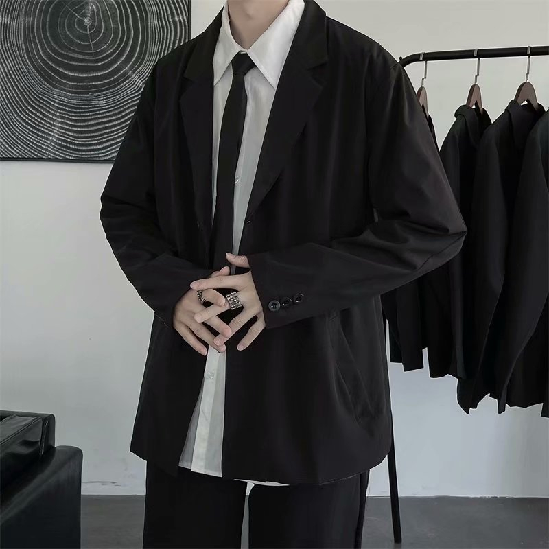 Áo Khoác Nam Dáng Rộng Màu Trơn Phong Cách Hàn Quốc Thời Trang | BigBuy360 - bigbuy360.vn