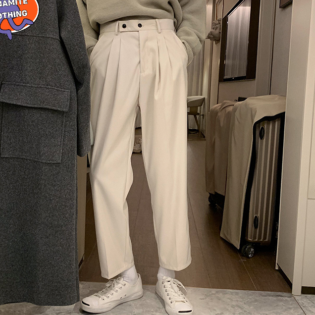 Quần dài ống rộng phong cách retro Hàn Quốc thời trang cho nam size s-3xl quần jean nam