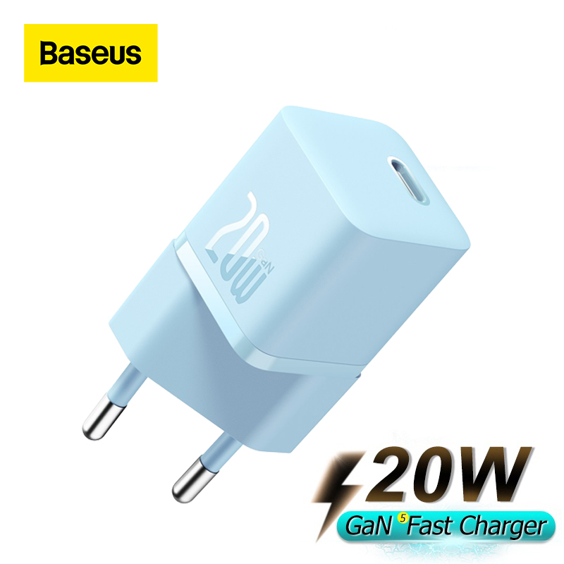 Bộ SạC Nhanh Mini Baseus GaN5 20W Cho iPhone 14 13 Pro Max