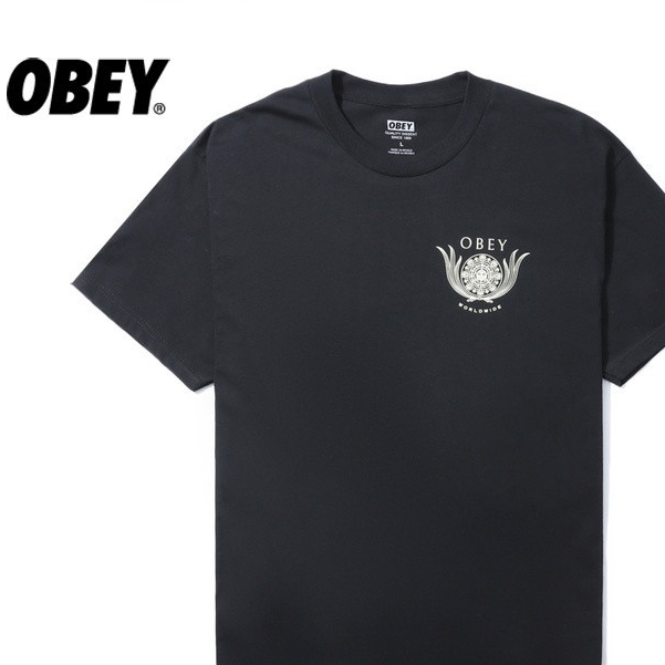 Áo Thun Tay Ngắn Dáng Rộng In Chữ OBEY Thời Trang Xuân Hè Cho Nam Và Nữ