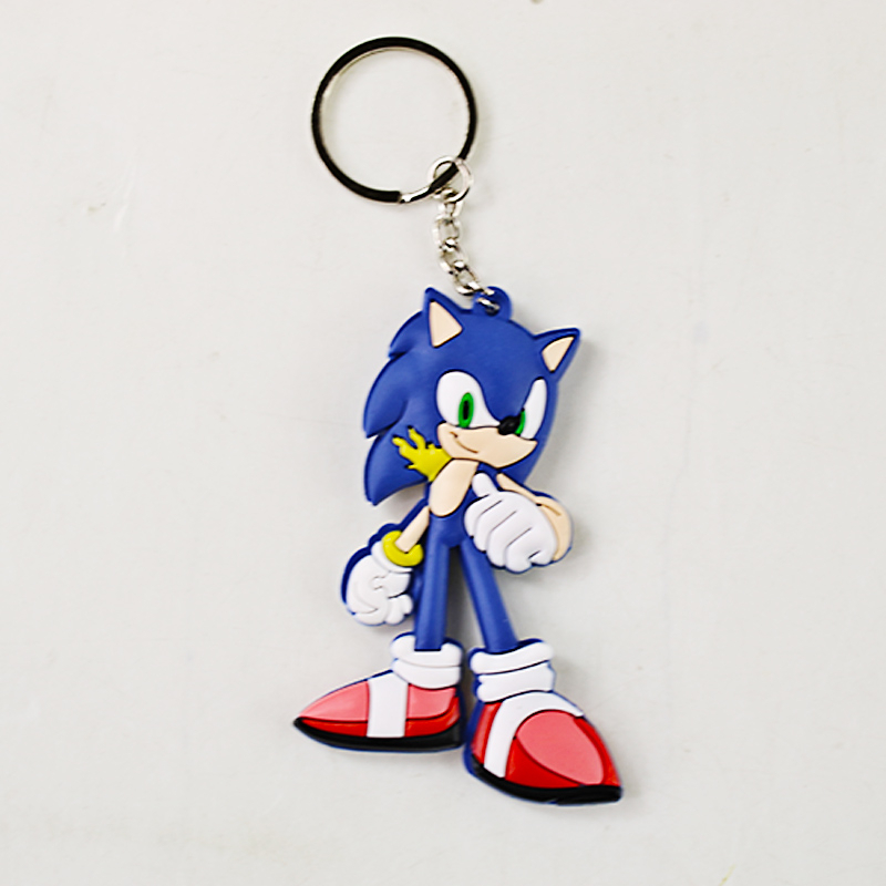Móc Khóa Hai Mặt Hình Nhân Vật Hoạt Hình Disney Sonic the Hedgehog