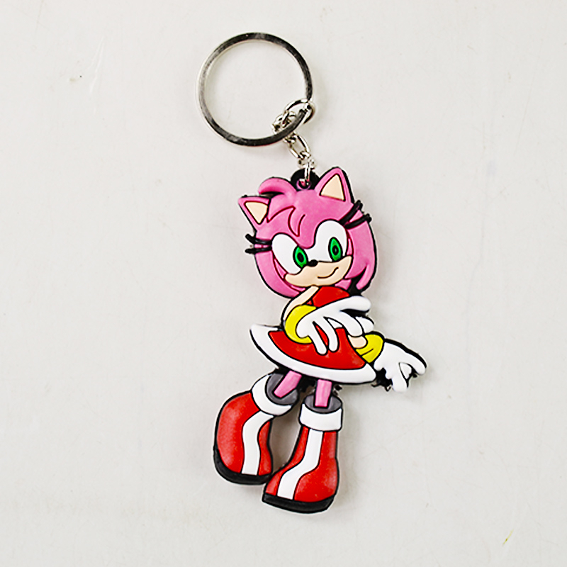 Móc Khóa Hai Mặt Hình Nhân Vật Hoạt Hình Disney Sonic the Hedgehog