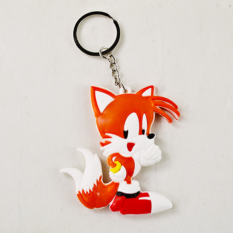 Móc Khóa Hai Mặt Hình Nhân Vật Hoạt Hình Disney Sonic the Hedgehog