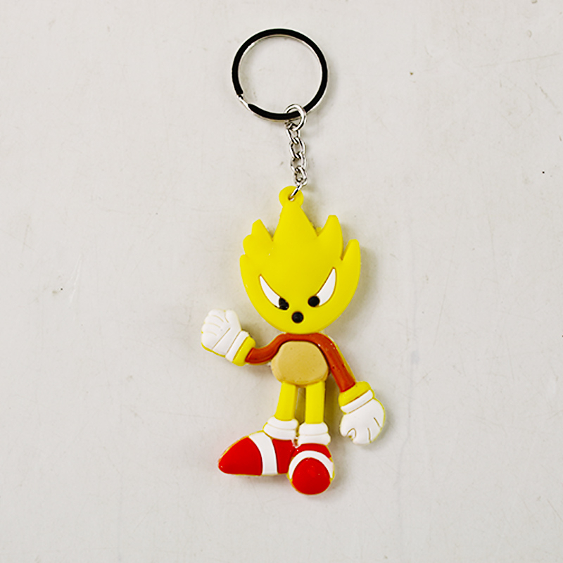 Móc Khóa Hai Mặt Hình Nhân Vật Hoạt Hình Disney Sonic the Hedgehog