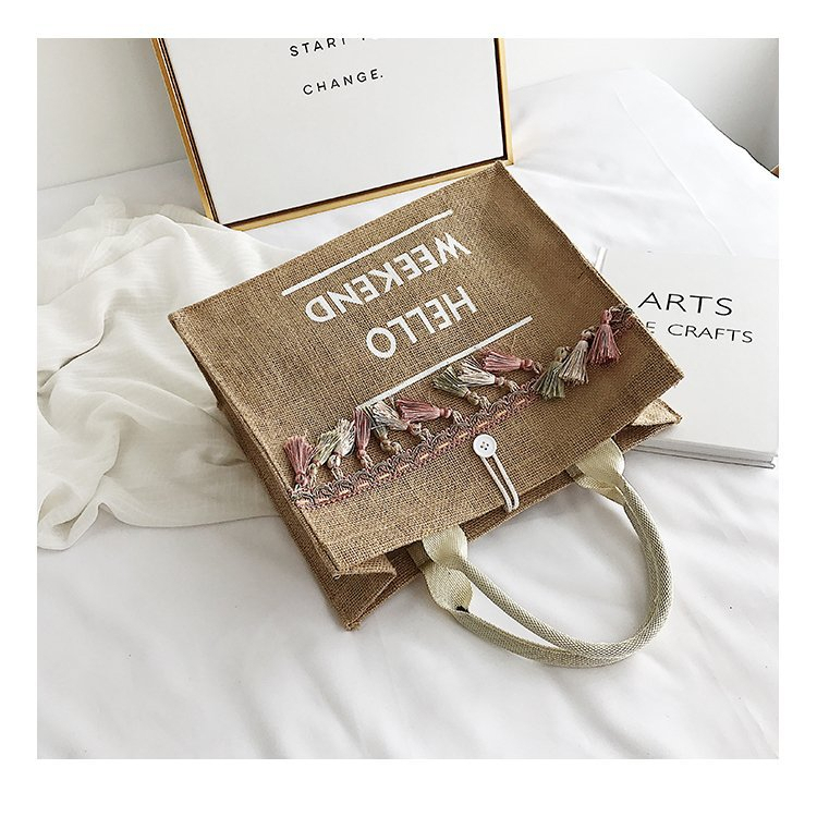 Túi Đeo Vai Sức Chứa Lớn Bằng Vải Lanh Phong Cách Hàn Quốc Thời Trang Cho Nữ