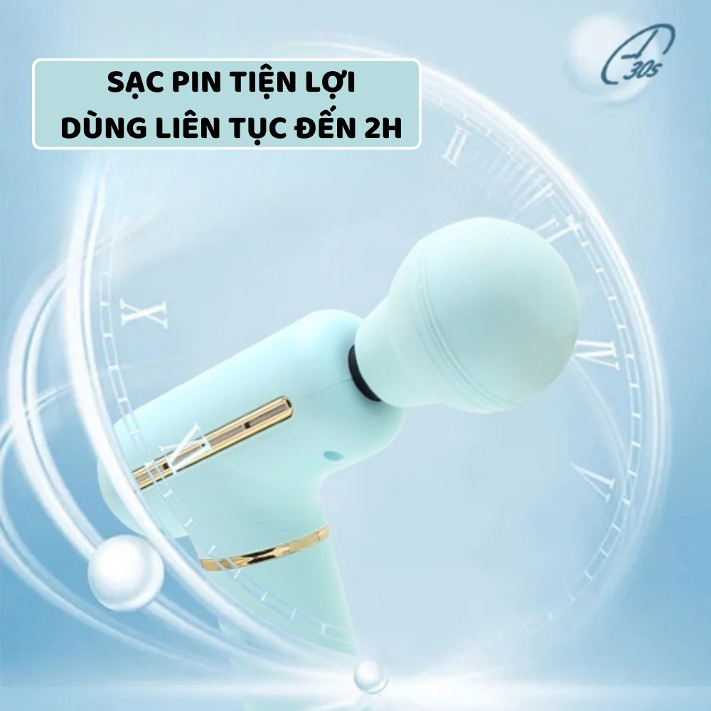 Fascia Gun Smart Mini Toàn thân Massager Giúp cơ bắp thư giãn sâu Giảm đau Dễ dàng mang theo