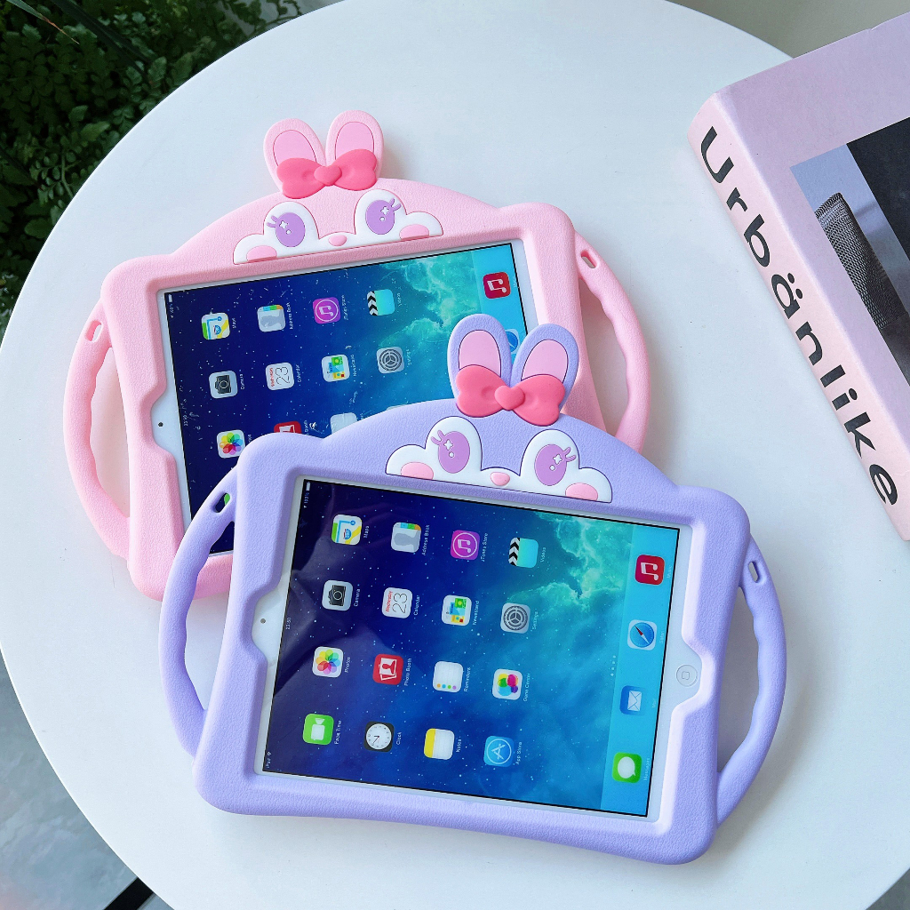 Ốp Máy Tính Bảng Silicon Hoạt Hình Dễ Thương Cho iPad Pro 9.7 10.5 10.2 9th 9 8th 2018 2017 Air 1 2 3 Mini 2 3 4 5
