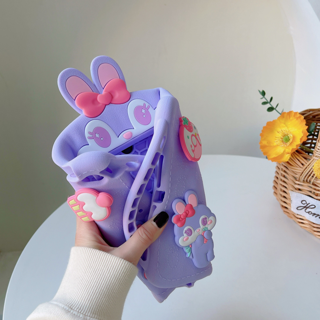 Ốp Máy Tính Bảng Silicon Hoạt Hình Dễ Thương Cho iPad Pro 9.7 10.5 10.2 9th 9 8th 2018 2017 Air 1 2 3 Mini 2 3 4 5