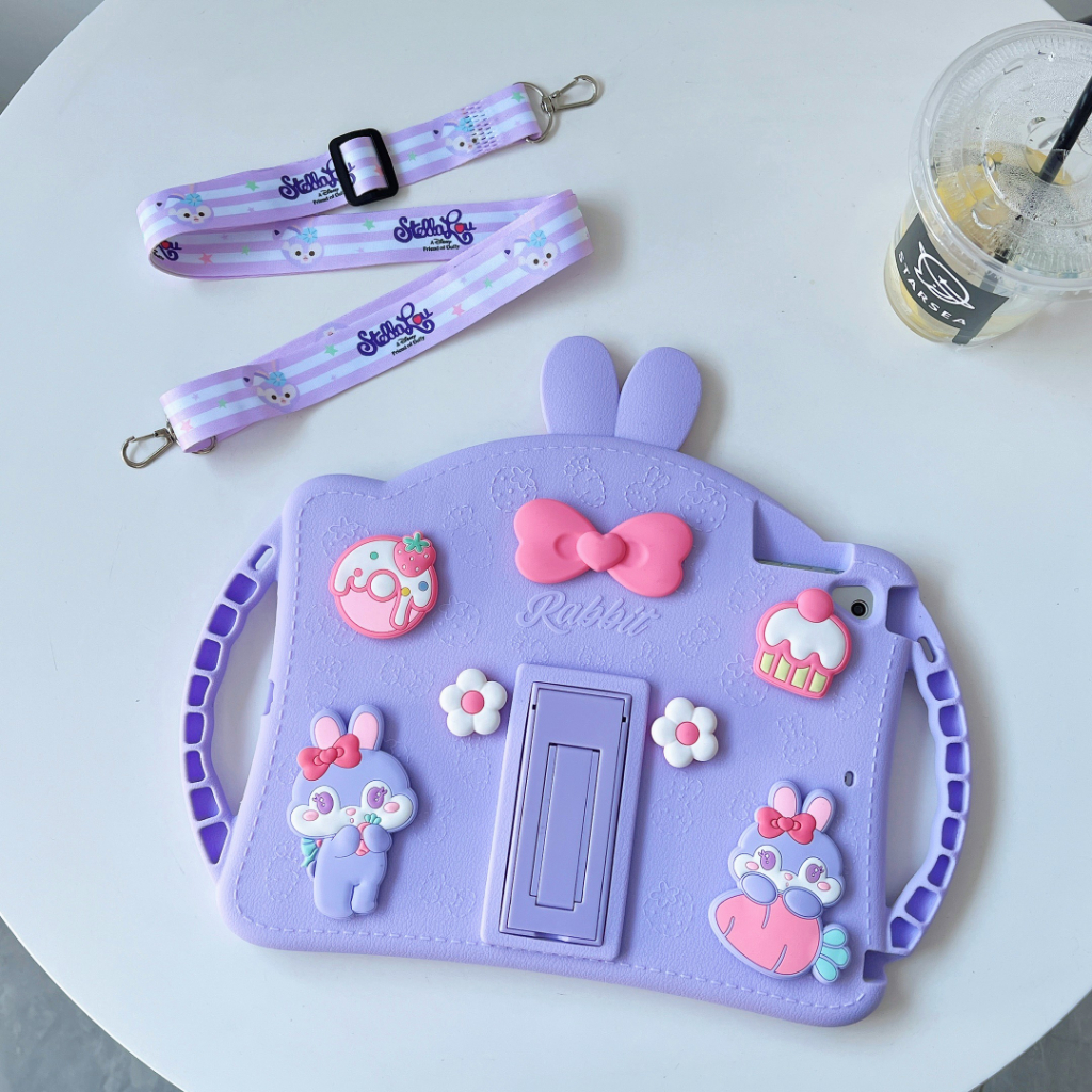 Ốp Máy Tính Bảng Silicon Hoạt Hình Dễ Thương Cho iPad Pro 9.7 10.5 10.2 9th 9 8th 2018 2017 Air 1 2 3 Mini 2 3 4 5