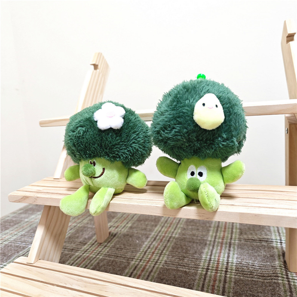 * Móc Khóa Hình Rau Củ Broccoli Nhồi Bông Đáng Yêu MARGIE C.