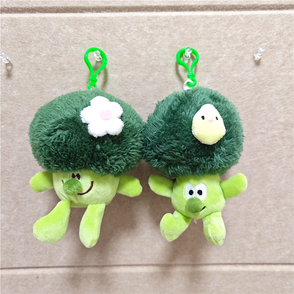 * Móc Khóa Hình Rau Củ Broccoli Nhồi Bông Đáng Yêu MARGIE C.