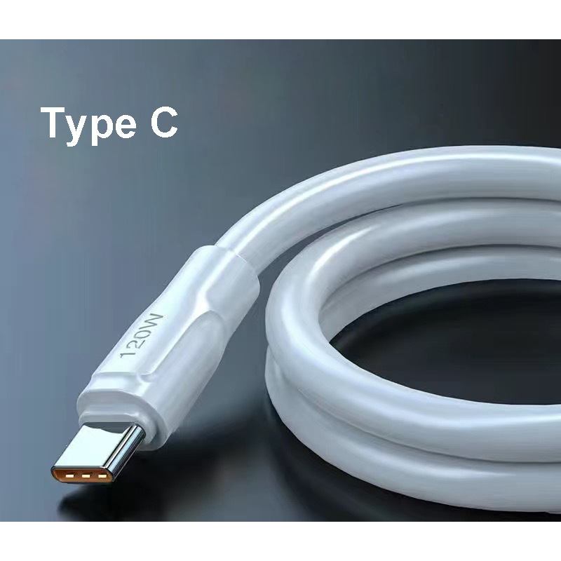 Dây Cáp Sạc Nhanh 120W 6A USB Loại C Dành Cho Xiaomi OPPO POCO Samsung