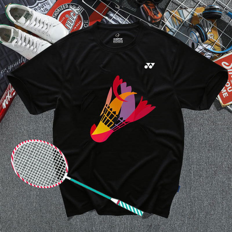 Áo Thun Yonex Cổ Tròn Chất Liệu Polyester Nhanh Khô Thời Trang Cho Nam Và Nữ