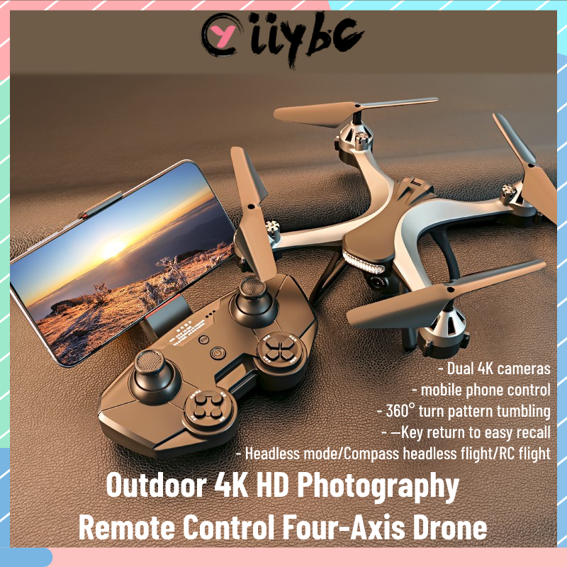 Drone 4K HD Điều Khiển Từ Xa Bốn Trục Tránh Tiếp Xúc / Camera Kép 4K