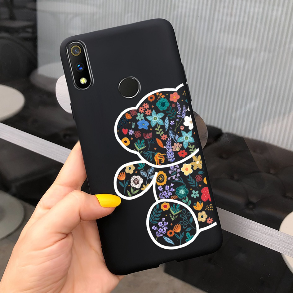 Ốp Điện Thoại Mềm In Hoạt Hình Cho Realme C3 RMX2027 RMX2020 RMX2021 Realme 3 Pro 3i Realme3