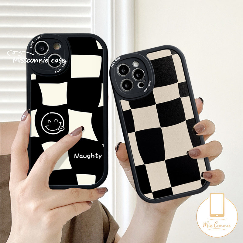 Ốp Điện Thoại Mềm Họa Tiết Sọc Caro Cho iPhone 7 8 Plus 11 XR 8Plus 13 12 14 Pro Max X XS Max 6 6S Plus 11Pro Max SE 2020