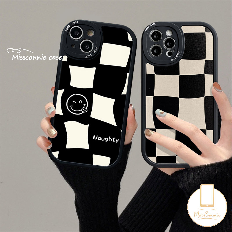 Ốp Điện Thoại Mềm Họa Tiết Sọc Caro Cho iPhone 7 8 Plus 11 XR 8Plus 13 12 14 Pro Max X XS Max 6 6S Plus 11Pro Max SE 2020