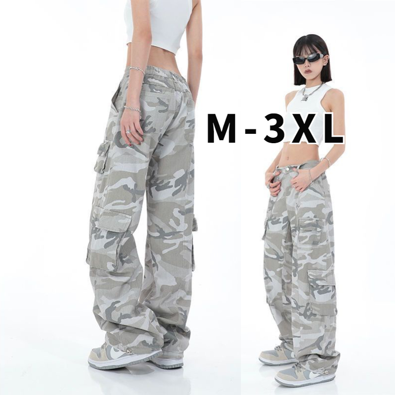Quần Dài Ống Rộng Họa Tiết Rằn Ri Màu Sắc Tươi Sáng Phong Cách Đường Phố Mỹ Cho Nam Và Nữ