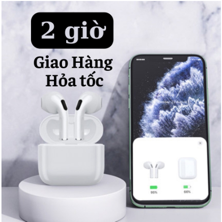 Tai Nghe Không Dây Bluetooth 5.0 mini Pro4 Twis 24H Thích Hợp Cho Điện Thoại Di Động / Máy Tính