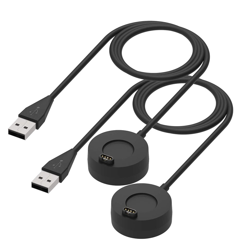 2 Gói Cho Garmin Forerunner 265 Cáp Sạc USB, Đế Cáp Sạc USB Thay Thế Di Động Cho Garmin Forerunner 2