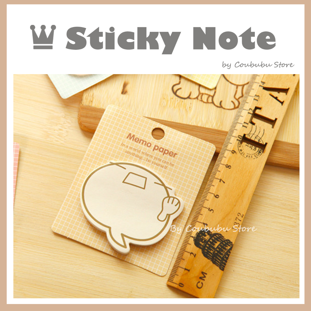 ✿Áo Khoác Coububububu Coububu✿ Giấy Ghi Chú Họa Tiết Hoạt Hình Nhật Bản Dễ Thương