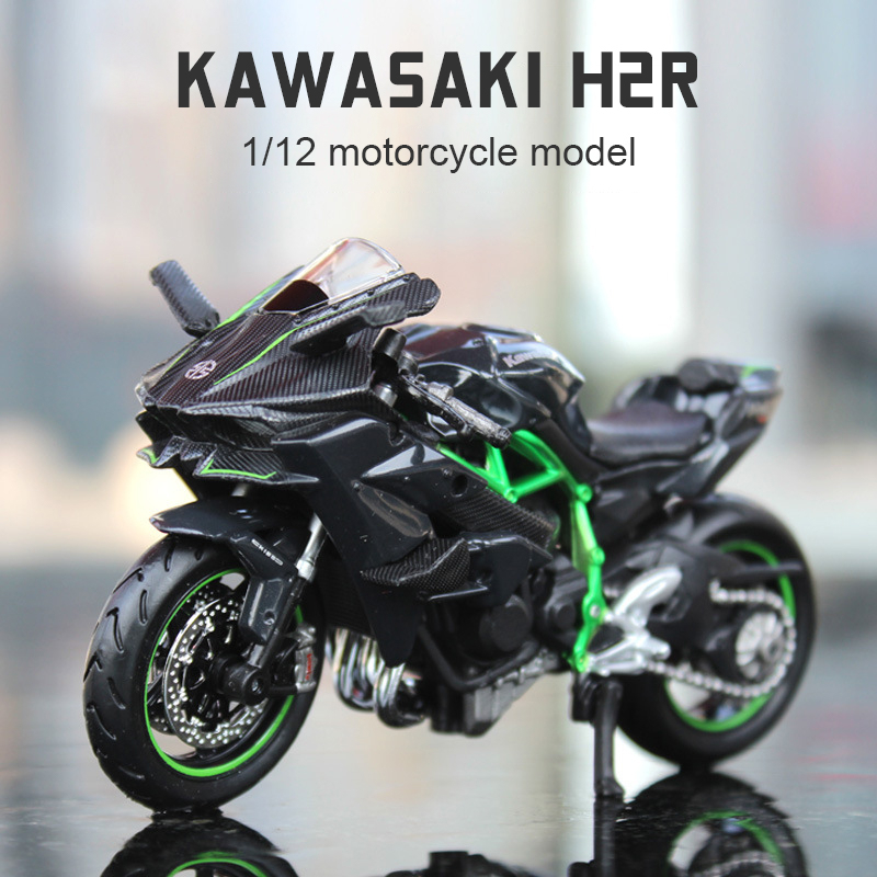 Maisto Mô Hình Xe Mô Tô kawasaki ninja h2r Tỉ Lệ 1: 12 Xe mô hình siêu xe 1:18