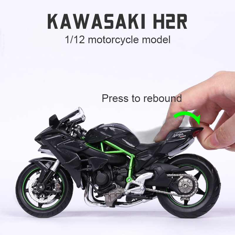 Maisto Mô Hình Xe Mô Tô kawasaki ninja h2r Tỉ Lệ 1: 12 Xe mô hình siêu xe 1:18