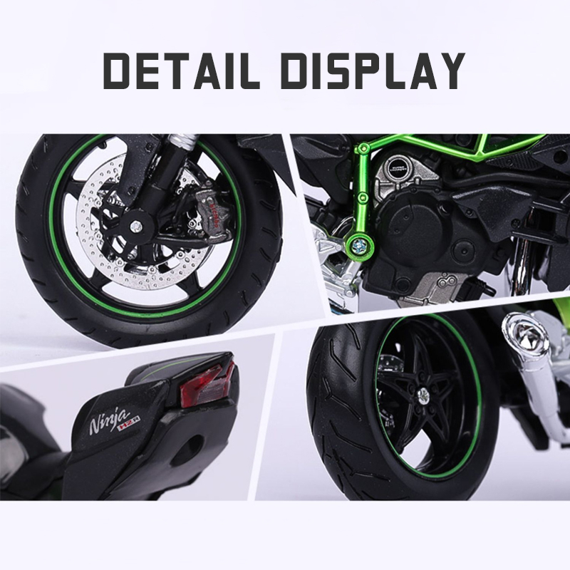 Maisto Mô Hình Xe Mô Tô kawasaki ninja h2r Tỉ Lệ 1: 12 Xe mô hình siêu xe 1:18