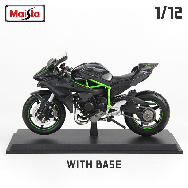 Maisto Mô Hình Xe Mô Tô kawasaki ninja h2r Tỉ Lệ 1: 12 Xe mô hình siêu xe 1:18