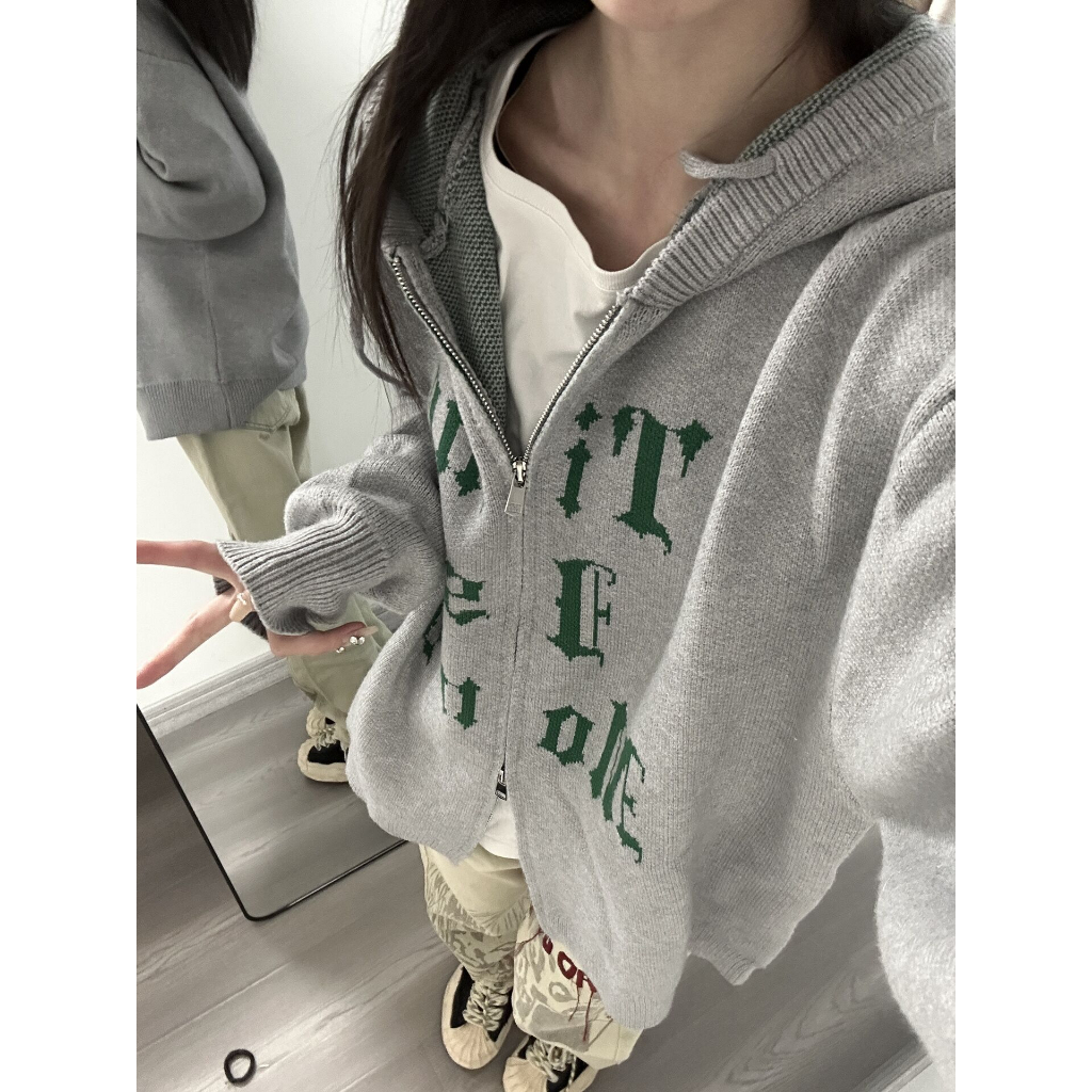 Quần Jeans Ống Rộng Thêu Họa Tiết Phong Cách Vintage Mỹ