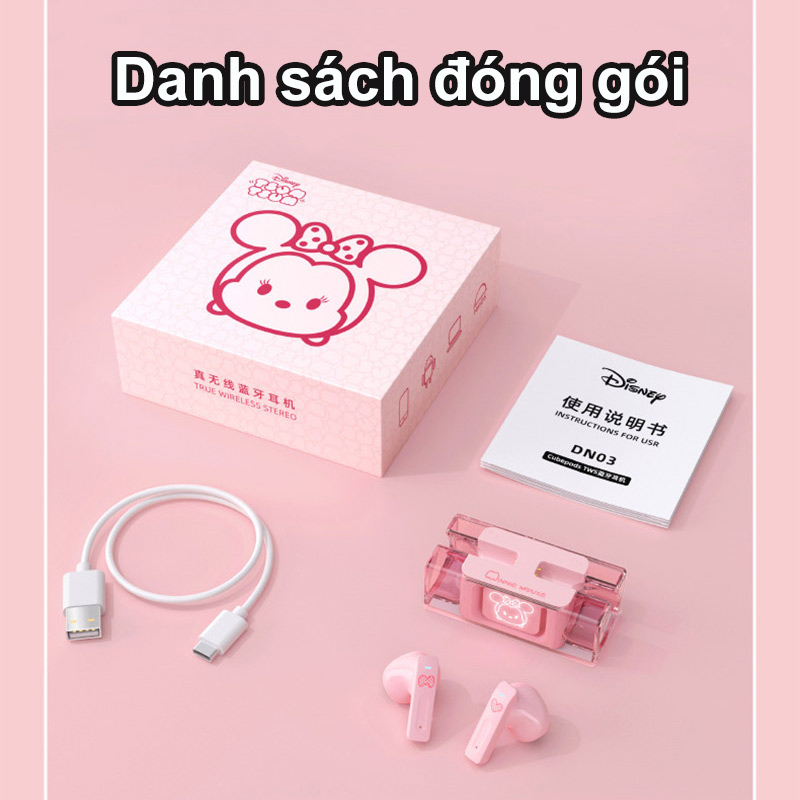 DISNEY Tai Nghe Không Dây Bluetooth 5.3 5.3 Chất Lượng Cao KD16 DN03 Marvel MV03